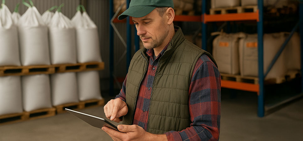 Software agrícola com monitoramento em tempo real, integração de dados, agricultura de precisão e análise para compras