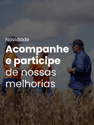Acompanhe e participe de nossas melhorias